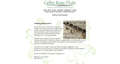 Desktop Screenshot of celticroseflute.com
